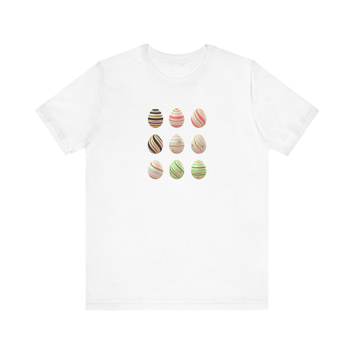 Egg-stravaganza Colorful Easter Egg Trio Unisex Jersey Short Sleeve Tee