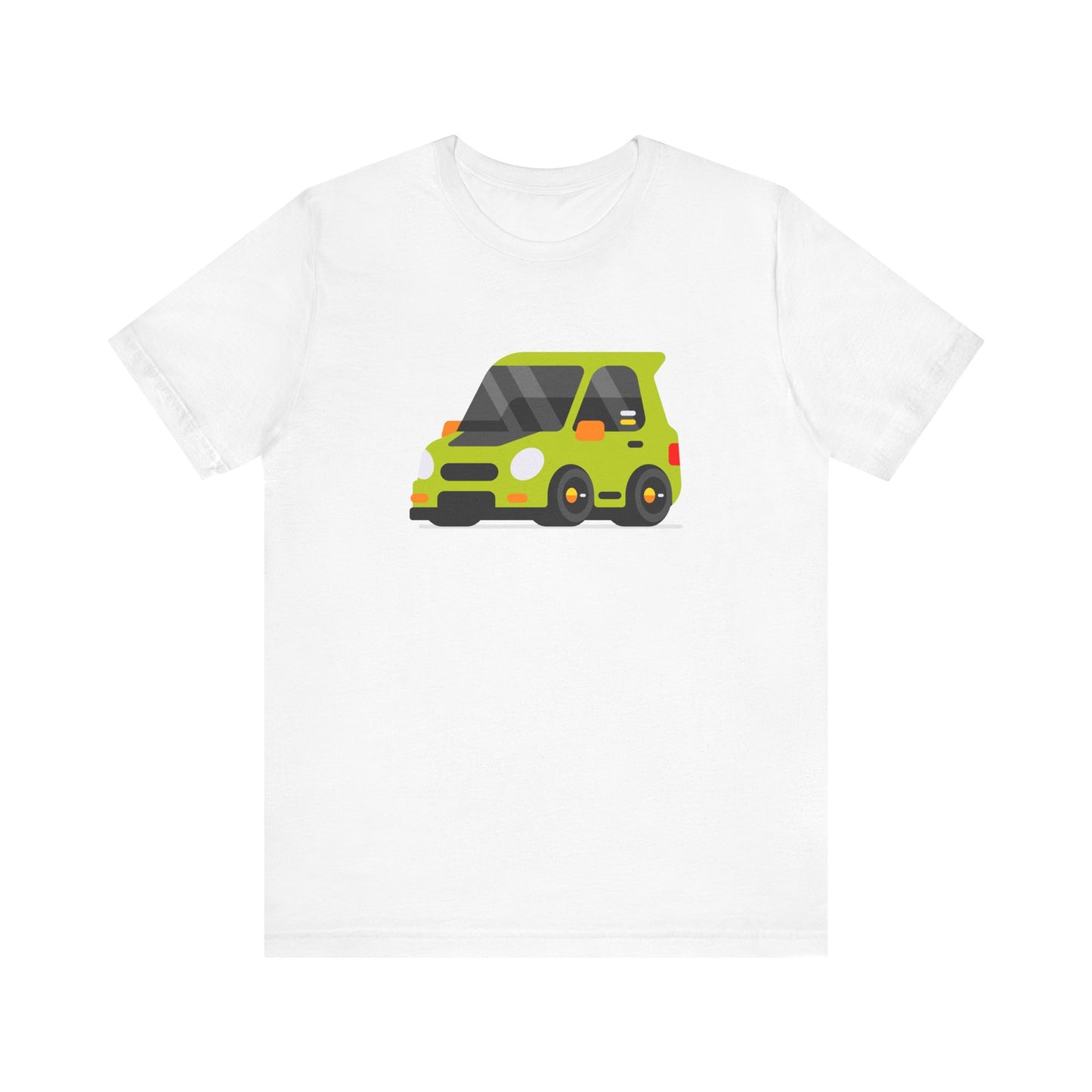 Unisex Jersey Short Sleeve Tee Adorable Car T-shirt Green Car