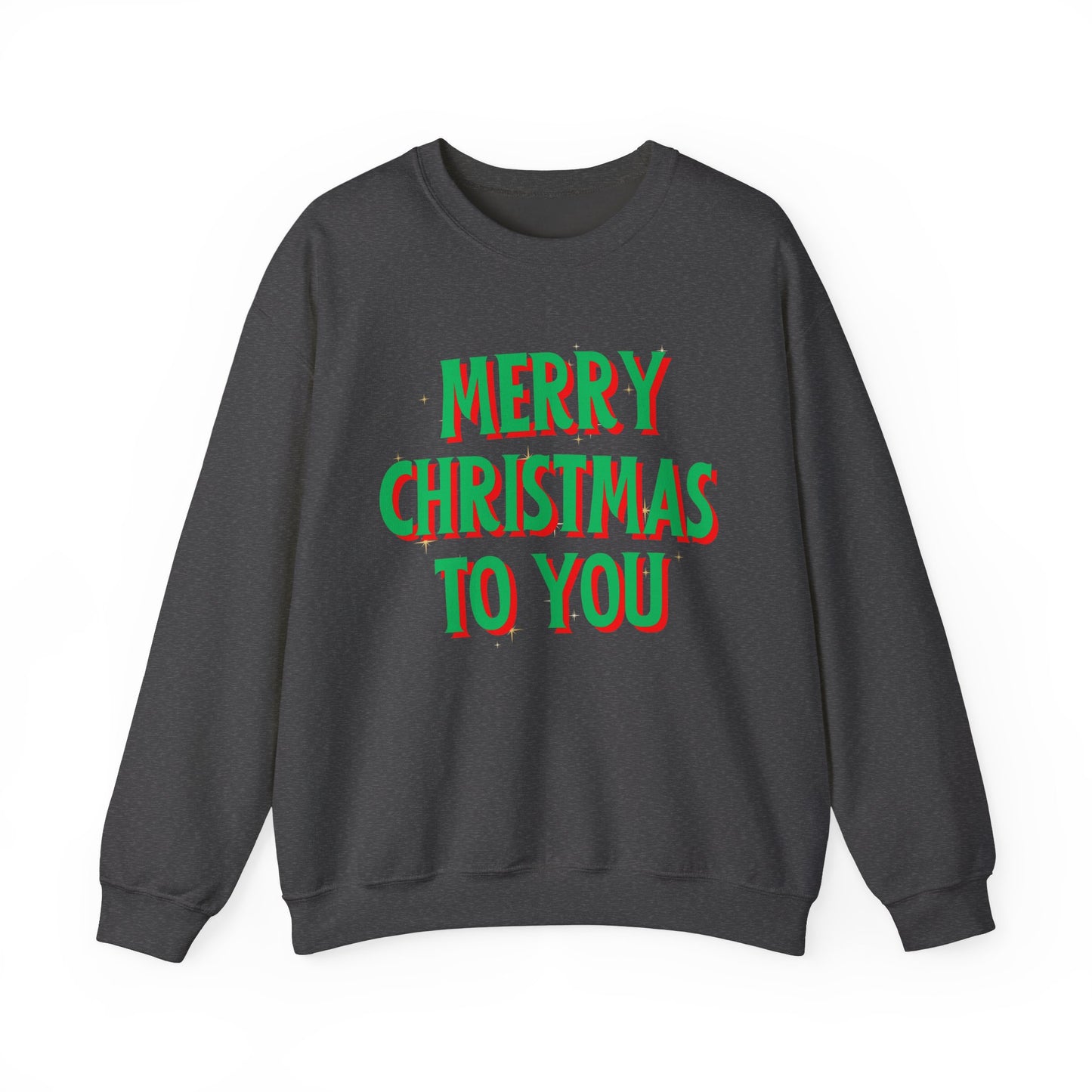 Unisex Heavy Blend Crewneck Sweatshirt Merry Christmas To You 🎄✨