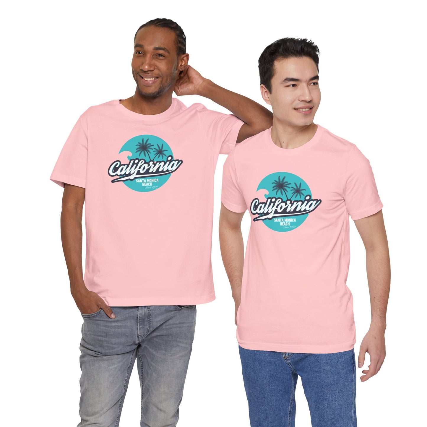 California Santa Monica Beach Unisex Jersey Short Sleeve Tee