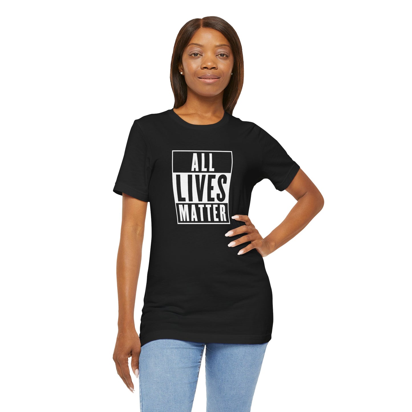 All Lives Matter ✊🏽🖤 Unisex Jersey Short Sleeve Tee