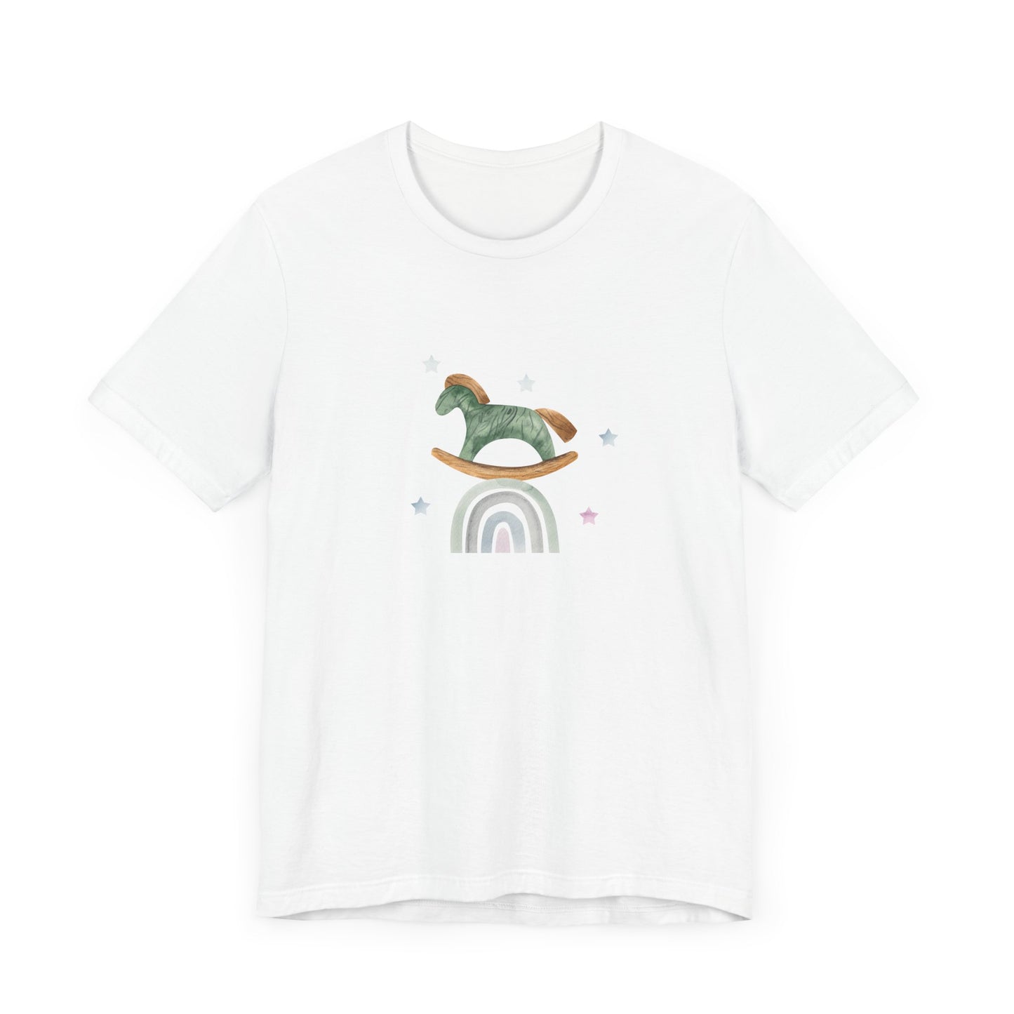 Unisex Jersey Short Sleeve Tee Gallop Over A Rainbow