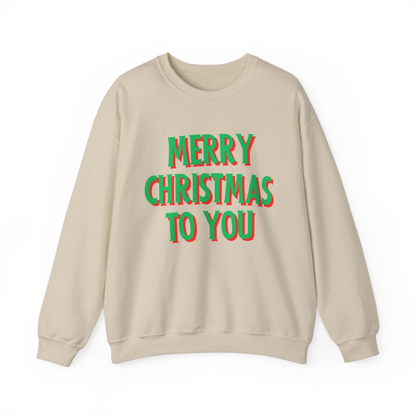 Unisex Heavy Blend Crewneck Sweatshirt Merry Christmas To You 🎄✨