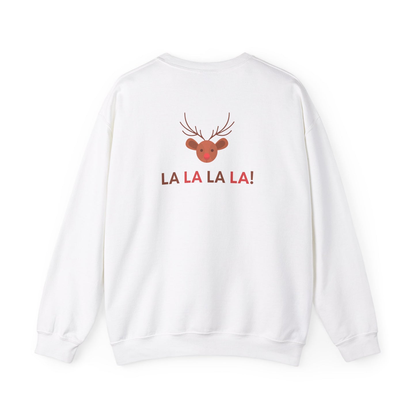 Unisex Heavy Blend Crewneck Sweatshirt Fa La La La La 🎶🔔🦌