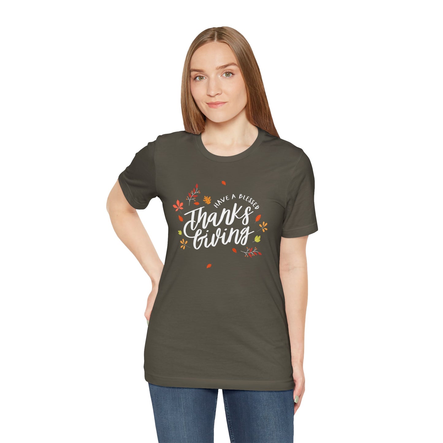 Have A Blessed Thanksgiving Unisex Jersey Short Sleeve Tee