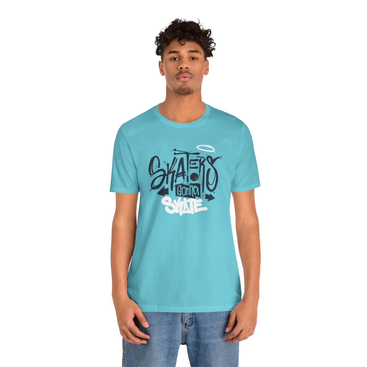 Skaters Gonna Skate Unisex Jersey Short Sleeve Tee