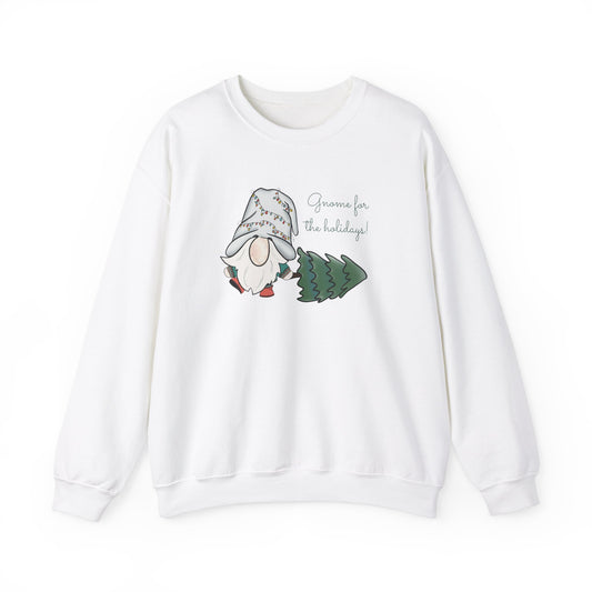 Unisex Heavy Blend Crewneck Sweatshirt Gnome for the Holidays 🎄✨