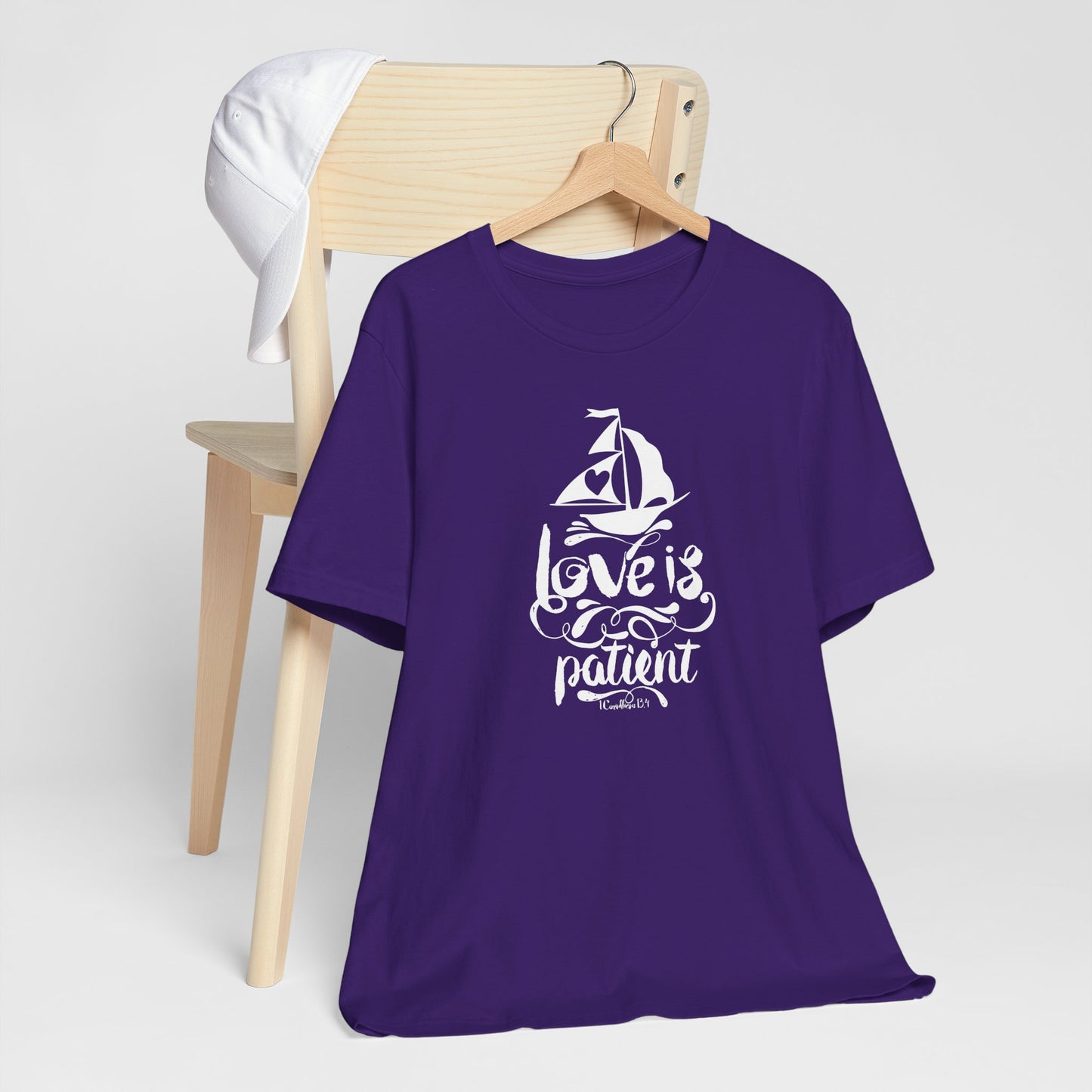Love Is Patient Corinthians 13:4 Unisex Jersey Short Sleeve Tee