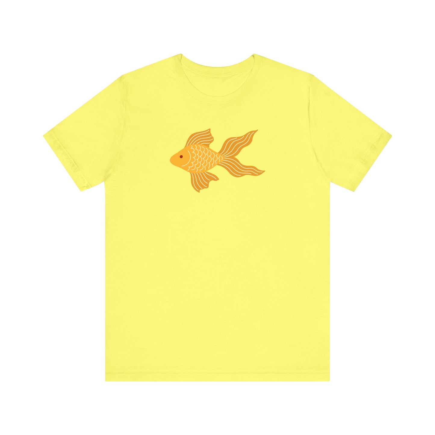 Unisex Jersey Short Sleeve Tee Chinese Goldfish Prosperity & Style