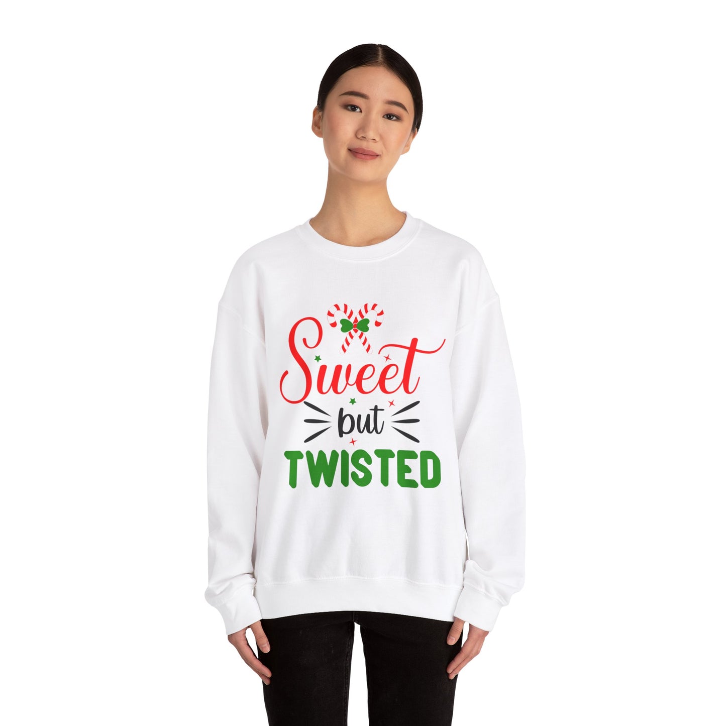 Unisex Heavy Blend Crewneck Sweatshirt Sweet But Twisted 🍭❤️✨