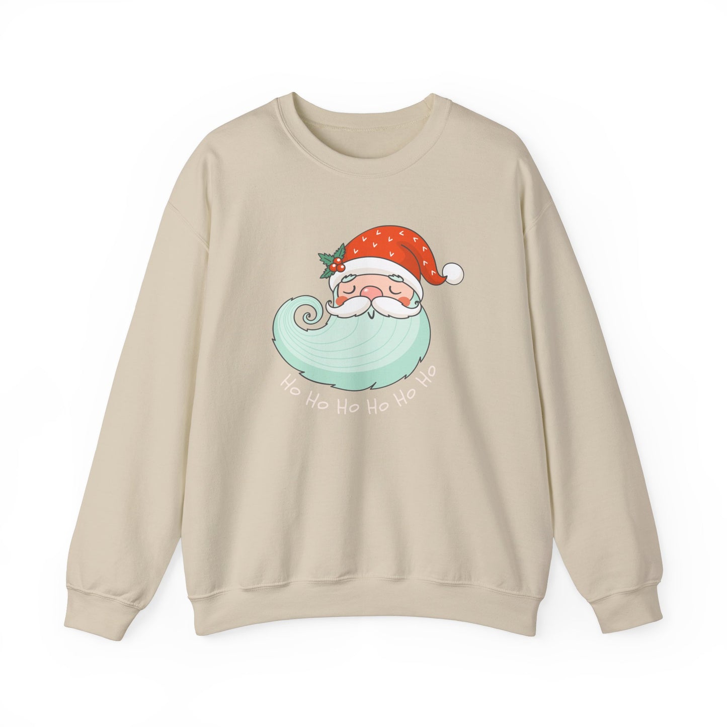 Unisex Heavy Blend Crewneck Sweatshirt Happy Santa Ho Ho Ho 🎅🎉✨