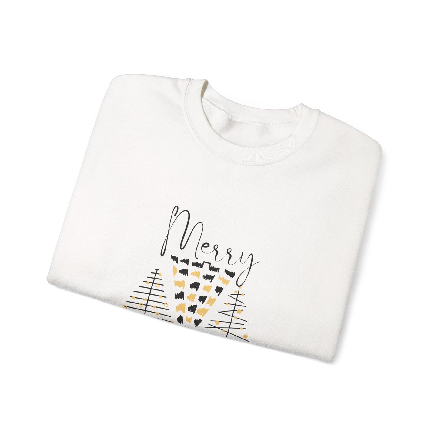 Merry Christmas Trees 🎄✨ Unisex Heavy Blend Crewneck Sweatshirt