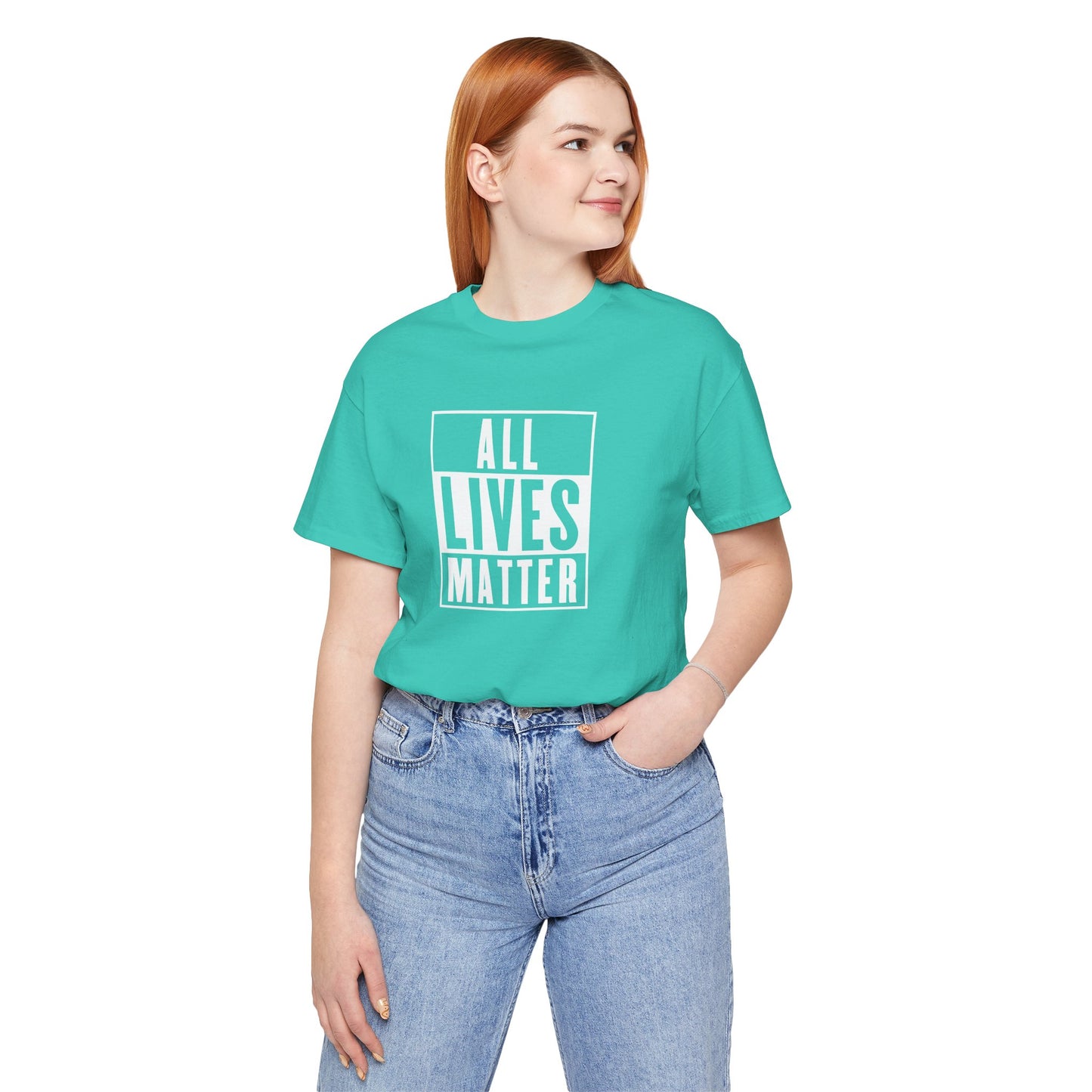 All Lives Matter ✊🏽🖤 Unisex Jersey Short Sleeve Tee