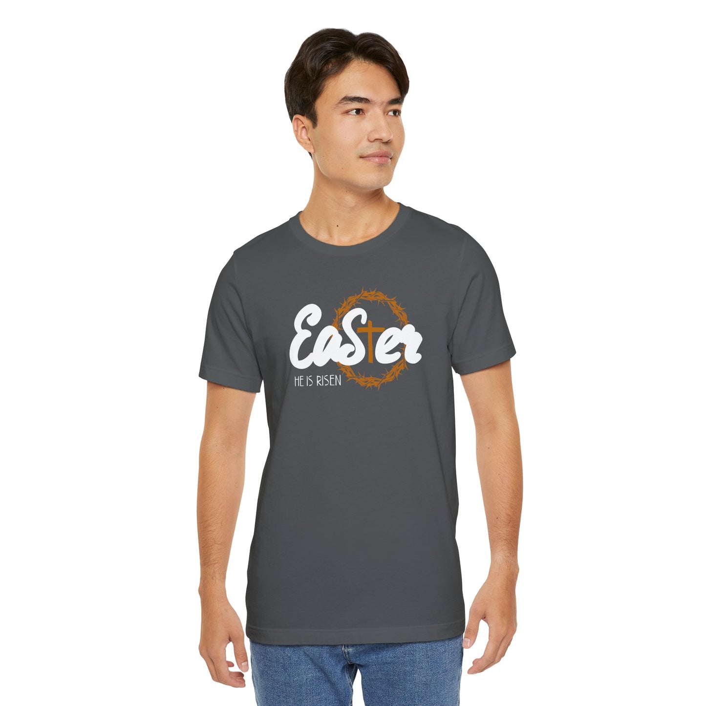 Easter He Is Risen Unisex Jersey Short Sleeve Tee