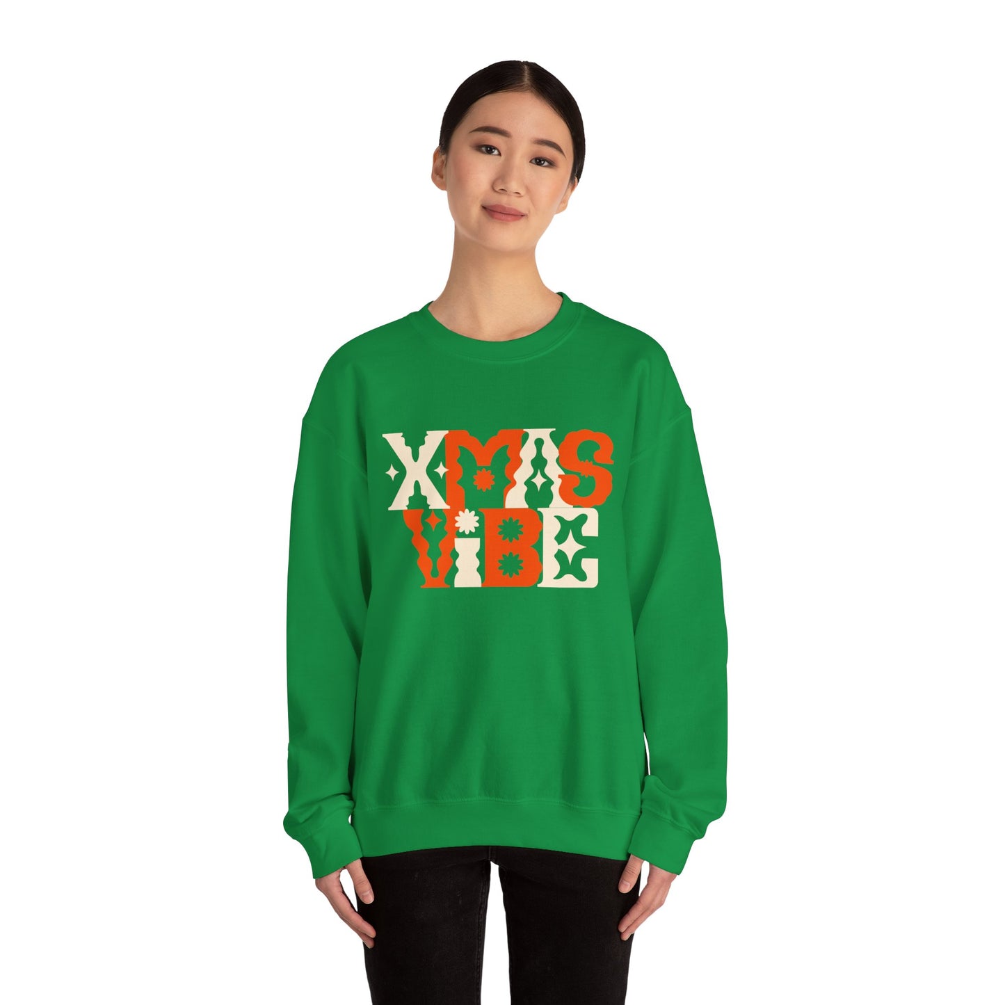 Unisex Heavy Blend Crewneck Sweatshirt  XMAS VIBE 🎄✨