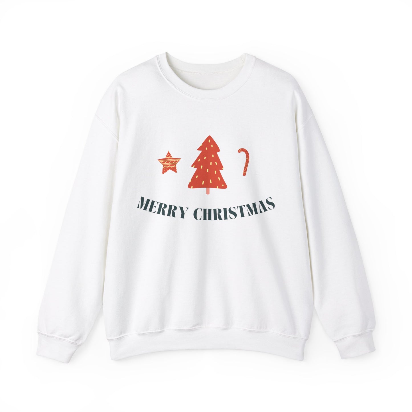 Unisex Heavy Blend Crewneck Sweatshirt Merry Christmas Collage 🎄✨❤️