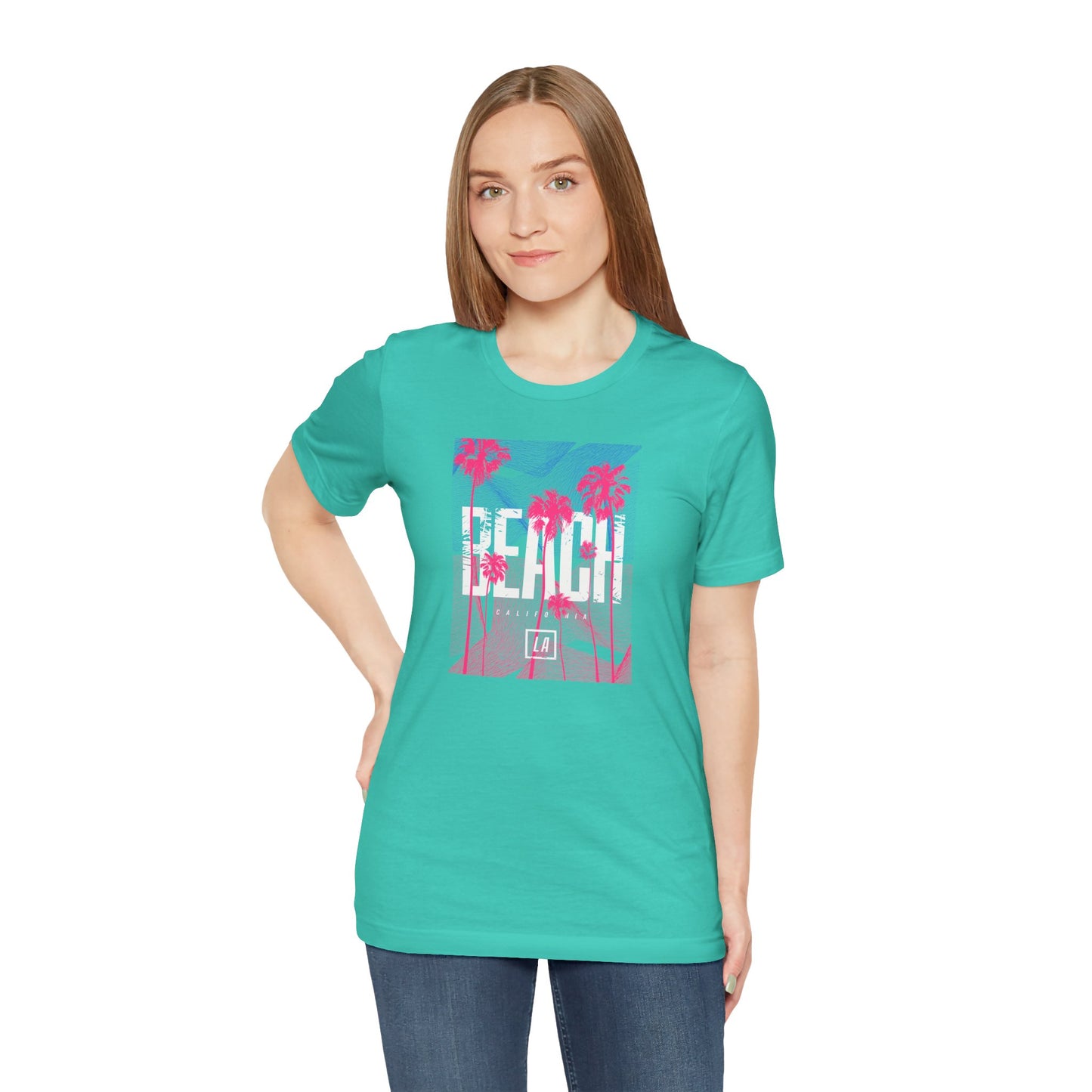 Beach California Unisex Jersey Short Sleeve Tee