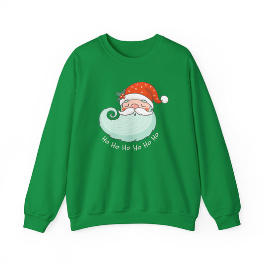 Unisex Heavy Blend Crewneck Sweatshirt Happy Santa Ho Ho Ho 🎅🎉✨