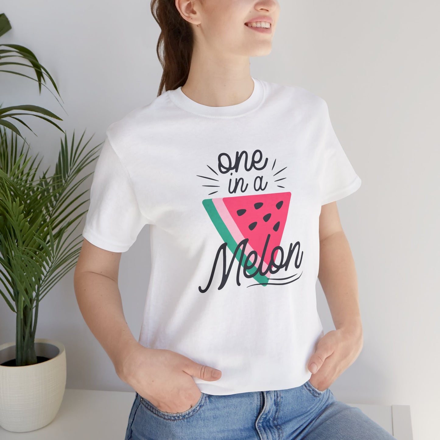One In A Melon Unisex Jersey Short Sleeve Tee Soft Cotton