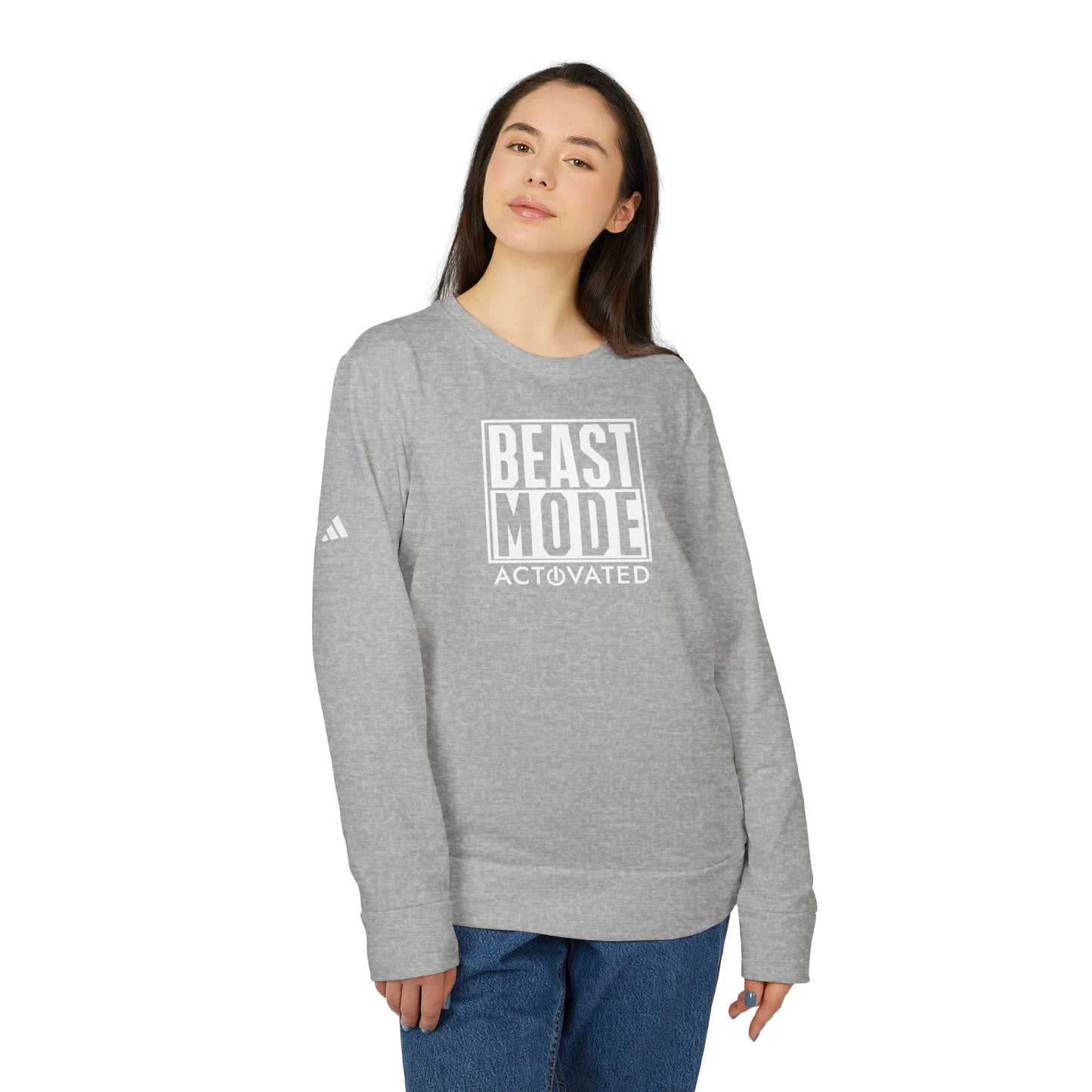 Beast Mode Activated Adidas Unisex Cozy Fleece Sweatshirt