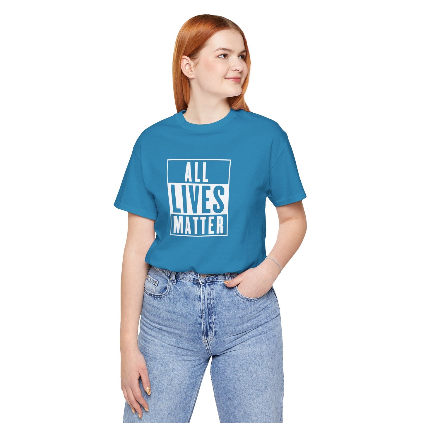 All Lives Matter ✊🏽🖤 Unisex Jersey Short Sleeve Tee