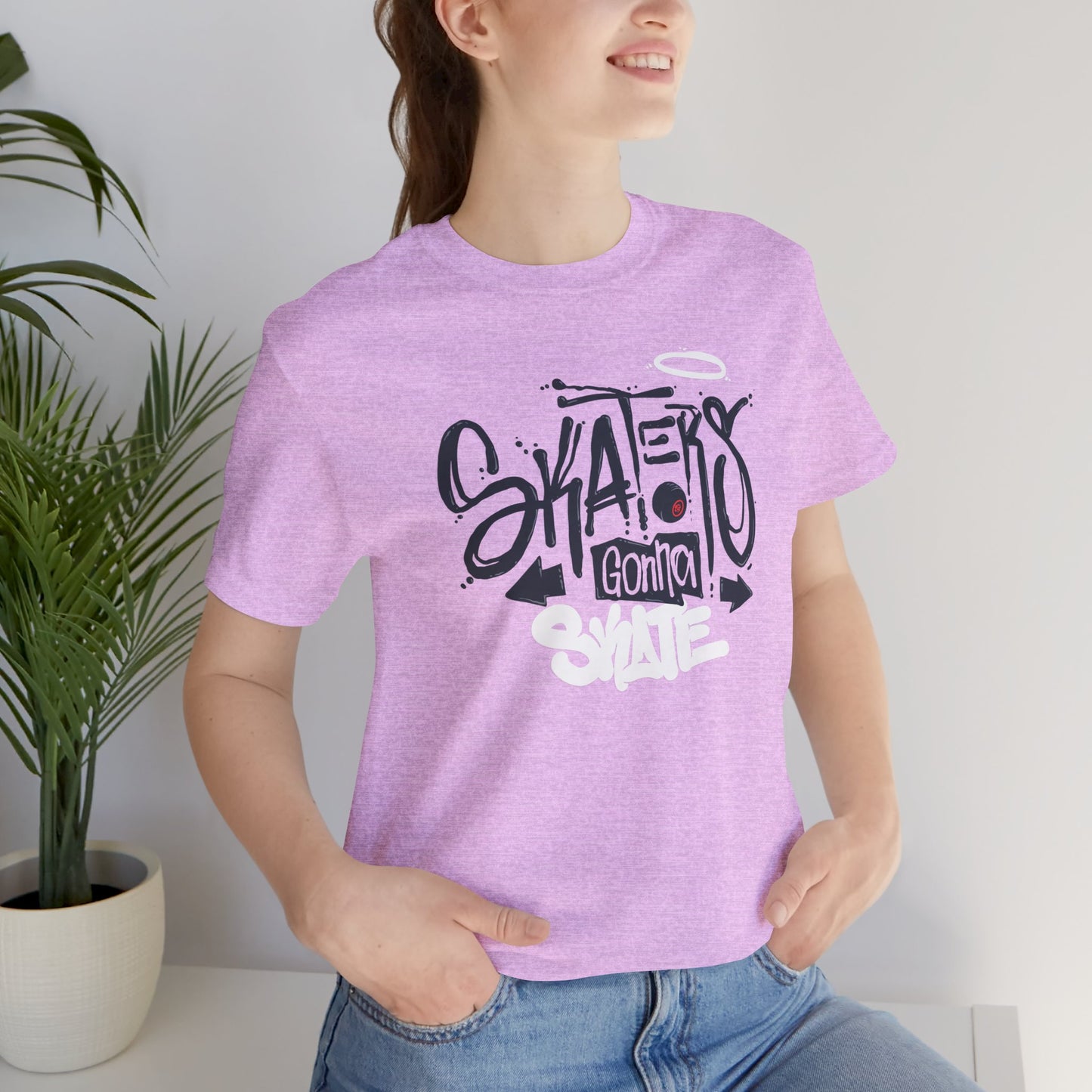 Skaters Gonna Skate Unisex Jersey Short Sleeve Tee
