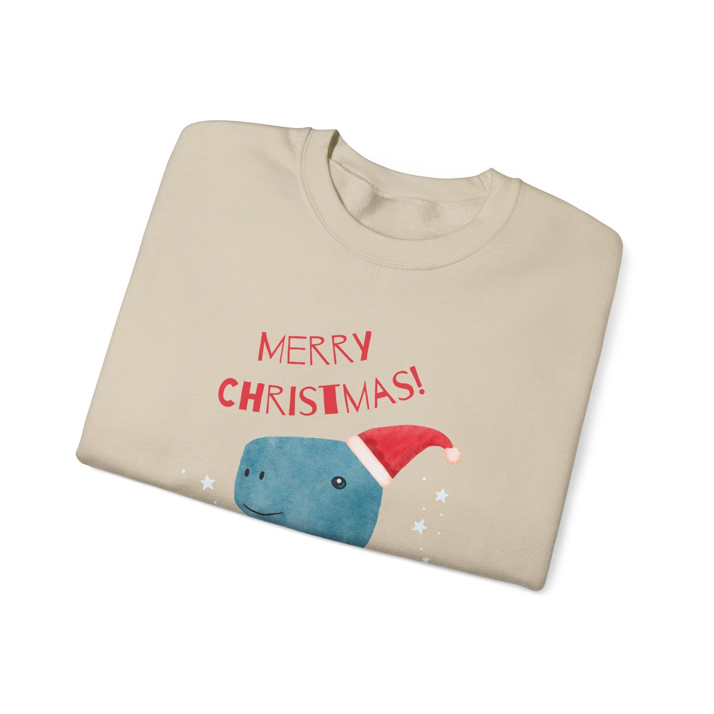 Unisex Heavy Blend Crewneck Sweatshirt Merry Christmas Dino 🎄🦖🎁