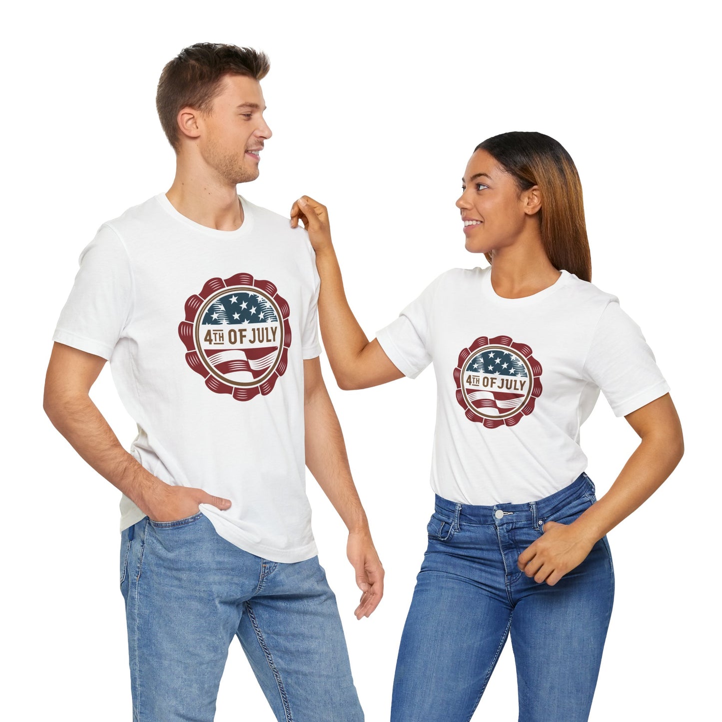 4th of July Unisex Jersey Short Sleeve Tee