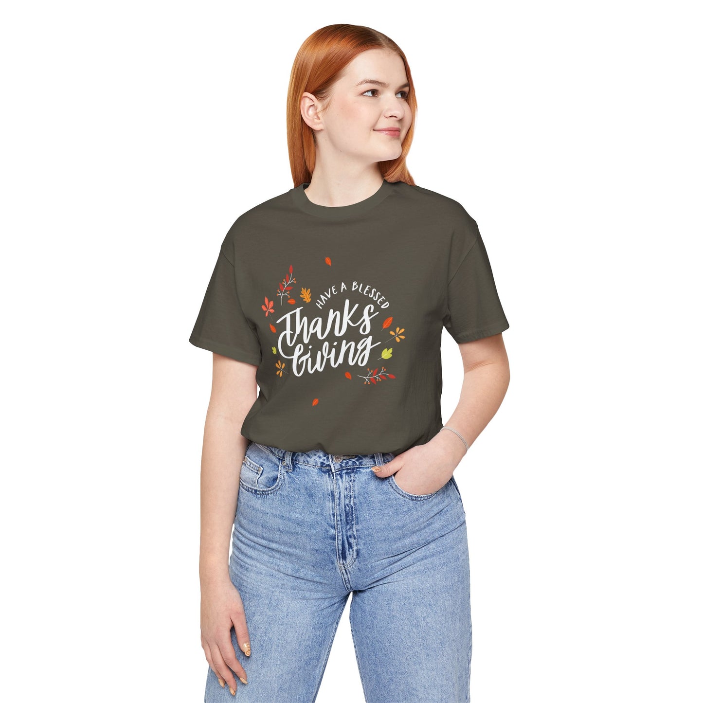 Have A Blessed Thanksgiving Unisex Jersey Short Sleeve Tee