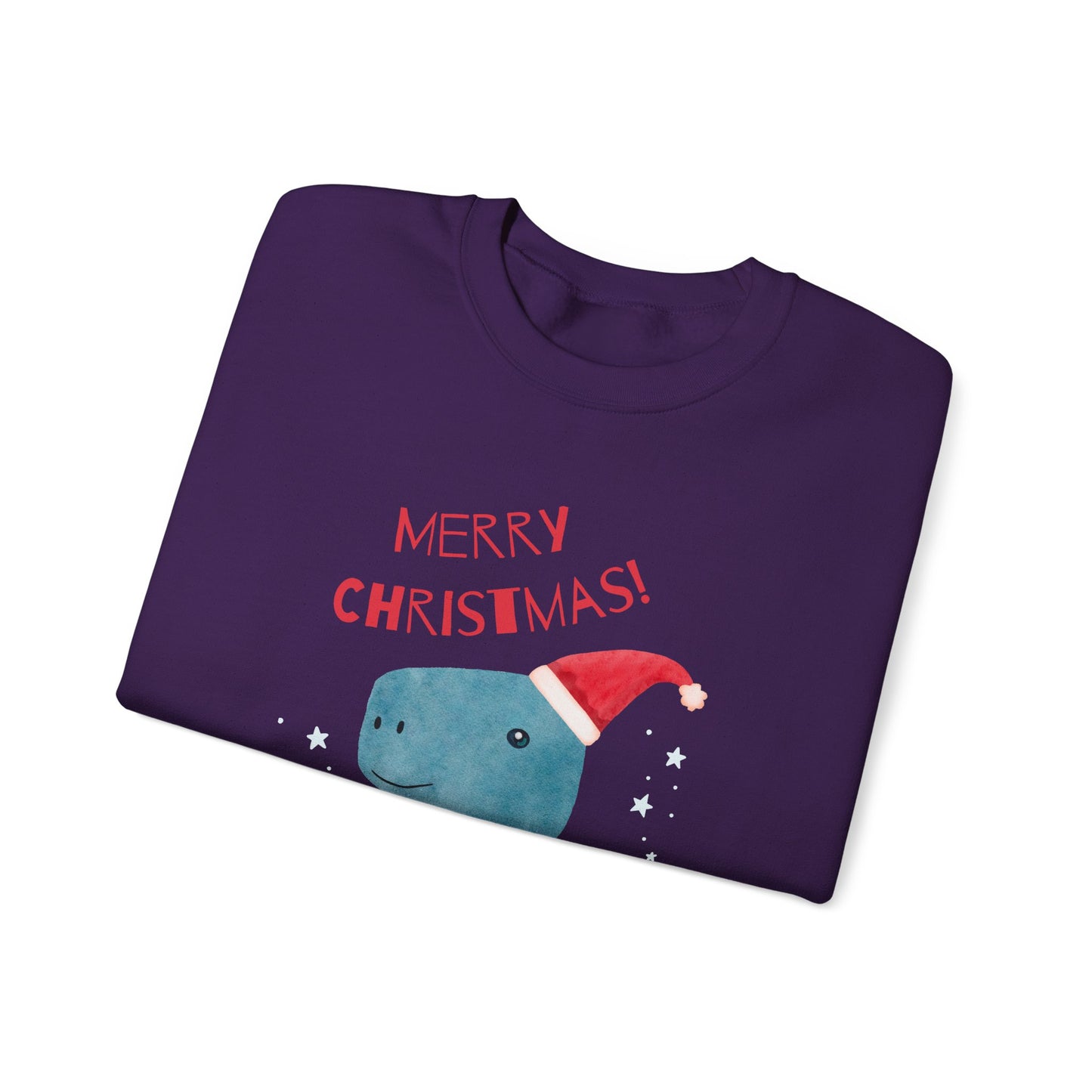Merry Christmas Dino 🎄🦖🎁 Unisex Heavy Blend Crewneck Sweatshirt