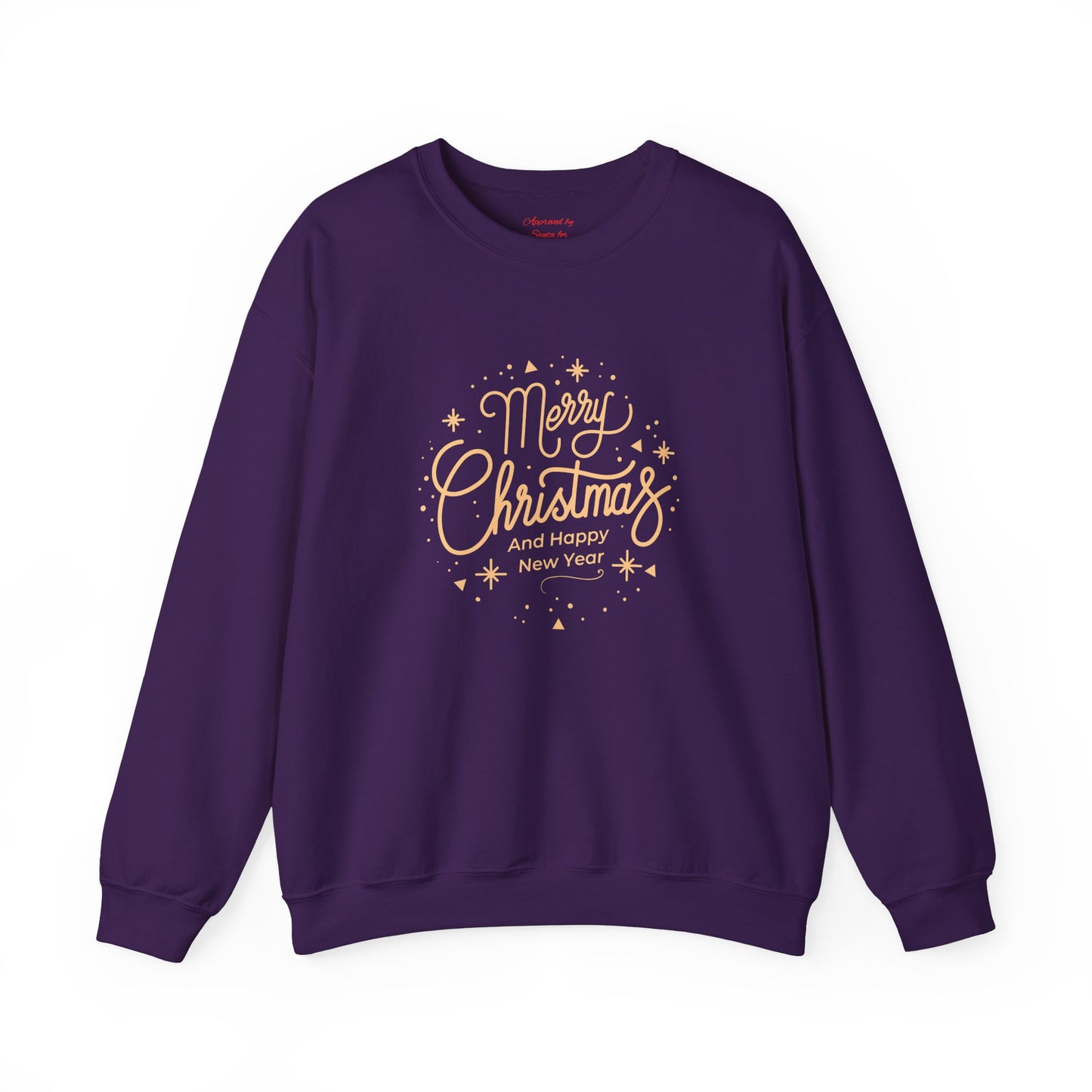 Unisex Heavy Blend Crewneck Sweatshirt Merry Christmas & Happy New Year 🎄✨❄️