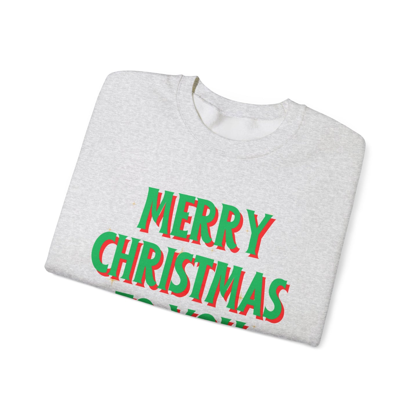 Unisex Heavy Blend Crewneck Sweatshirt Merry Christmas To You 🎄✨