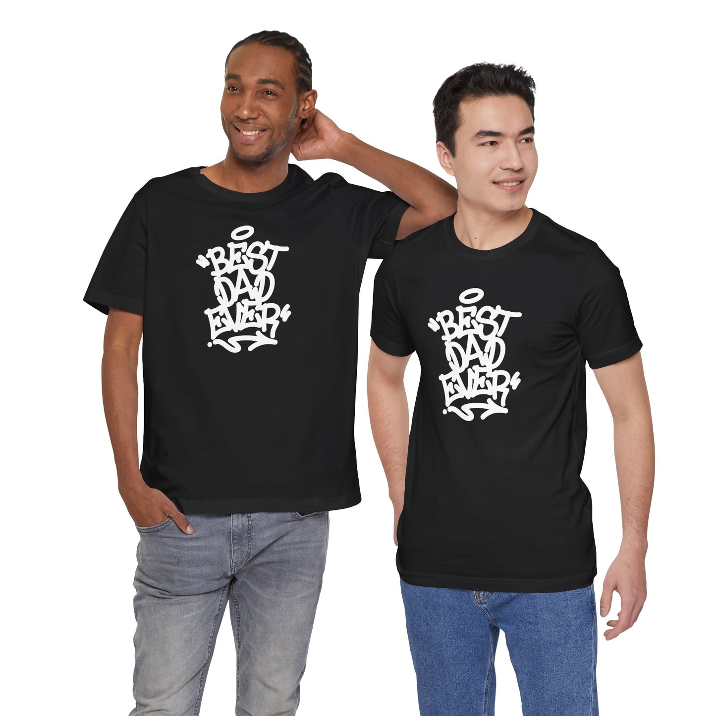 Best Dad Ever Men's Jersey Short Sleeve Tee