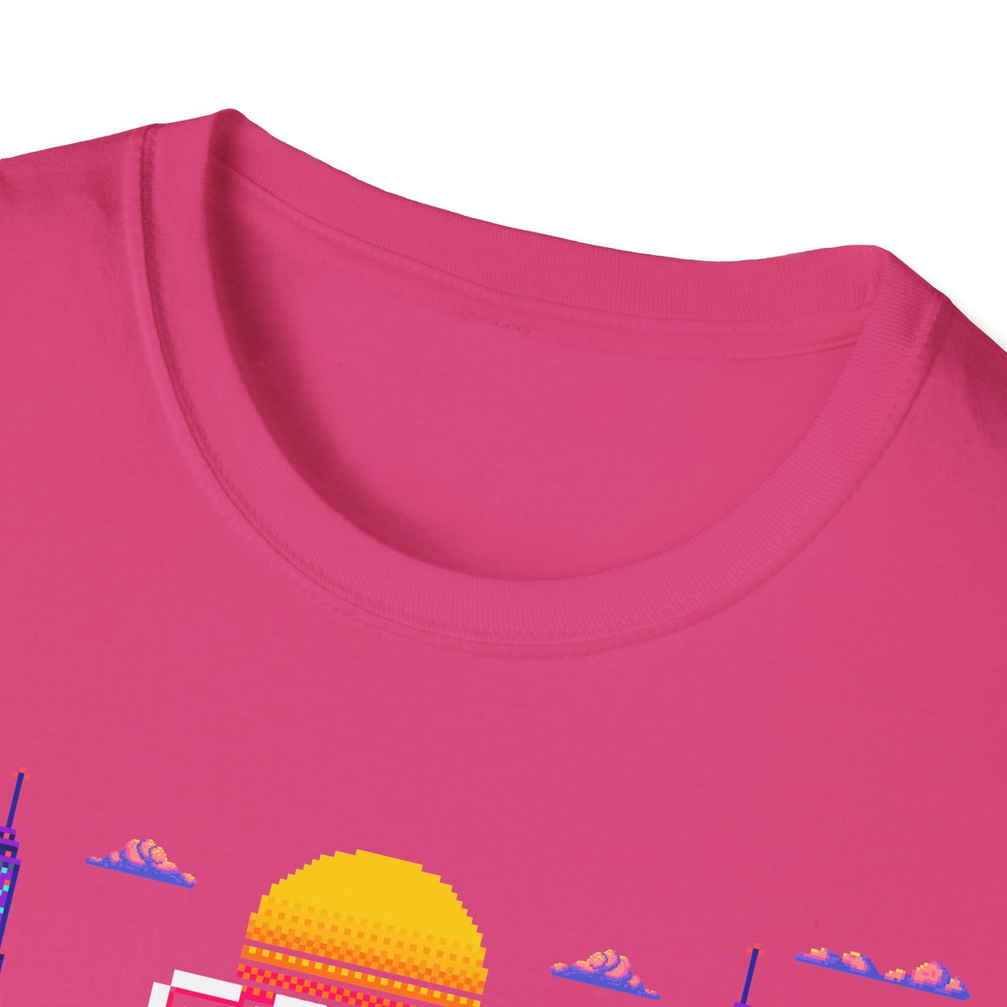 Game Over Sunset Showdown Unisex Softstyle T-Shirt