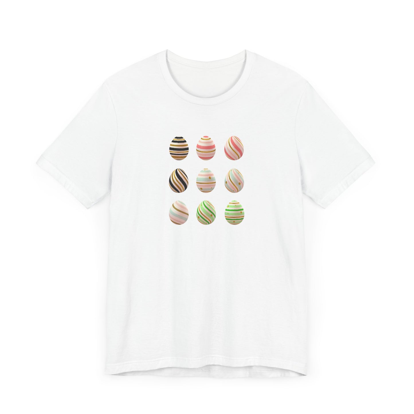 Egg-stravaganza Colorful Easter Egg Trio Unisex Jersey Short Sleeve Tee