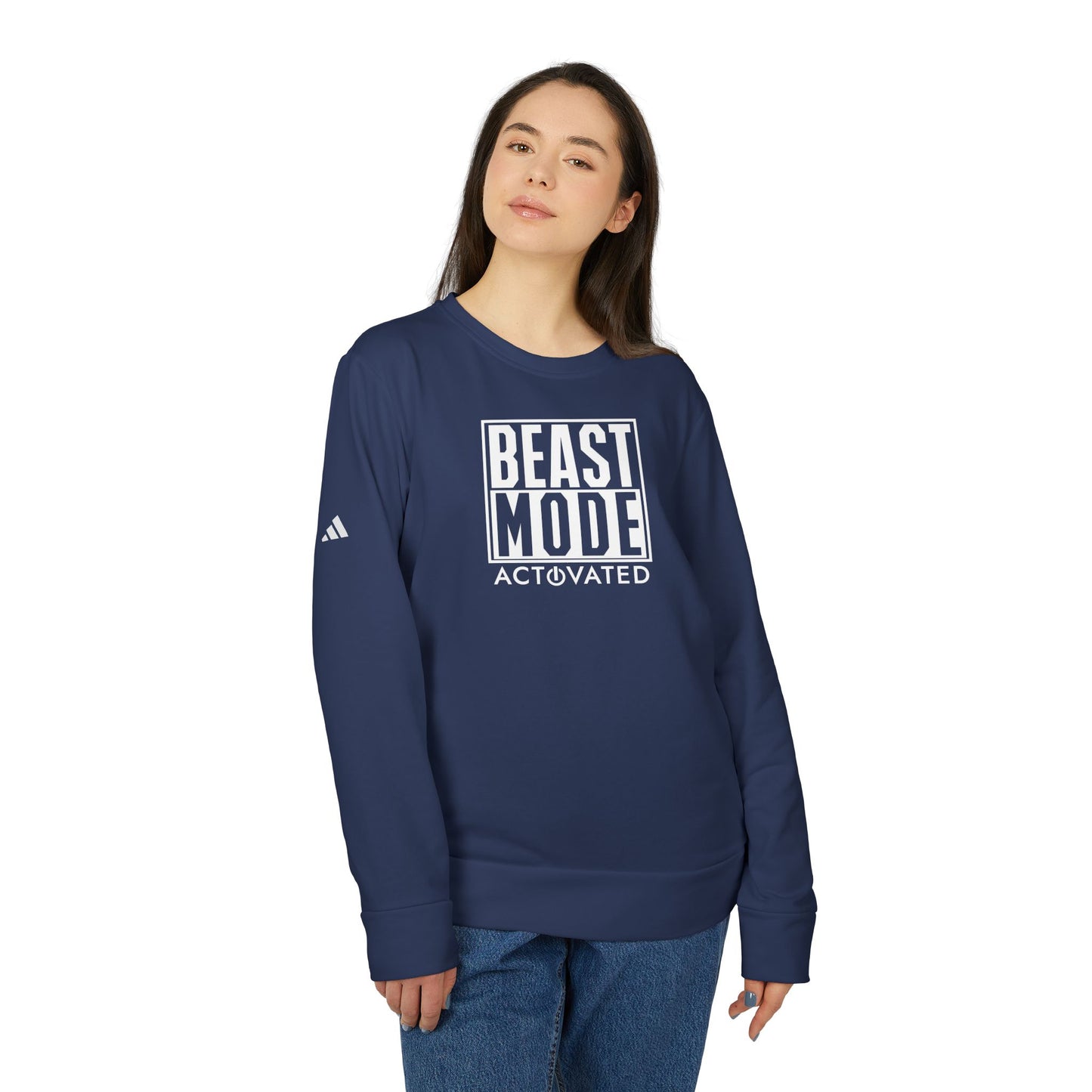 Beast Mode Activated Adidas Unisex Cozy Fleece Sweatshirt