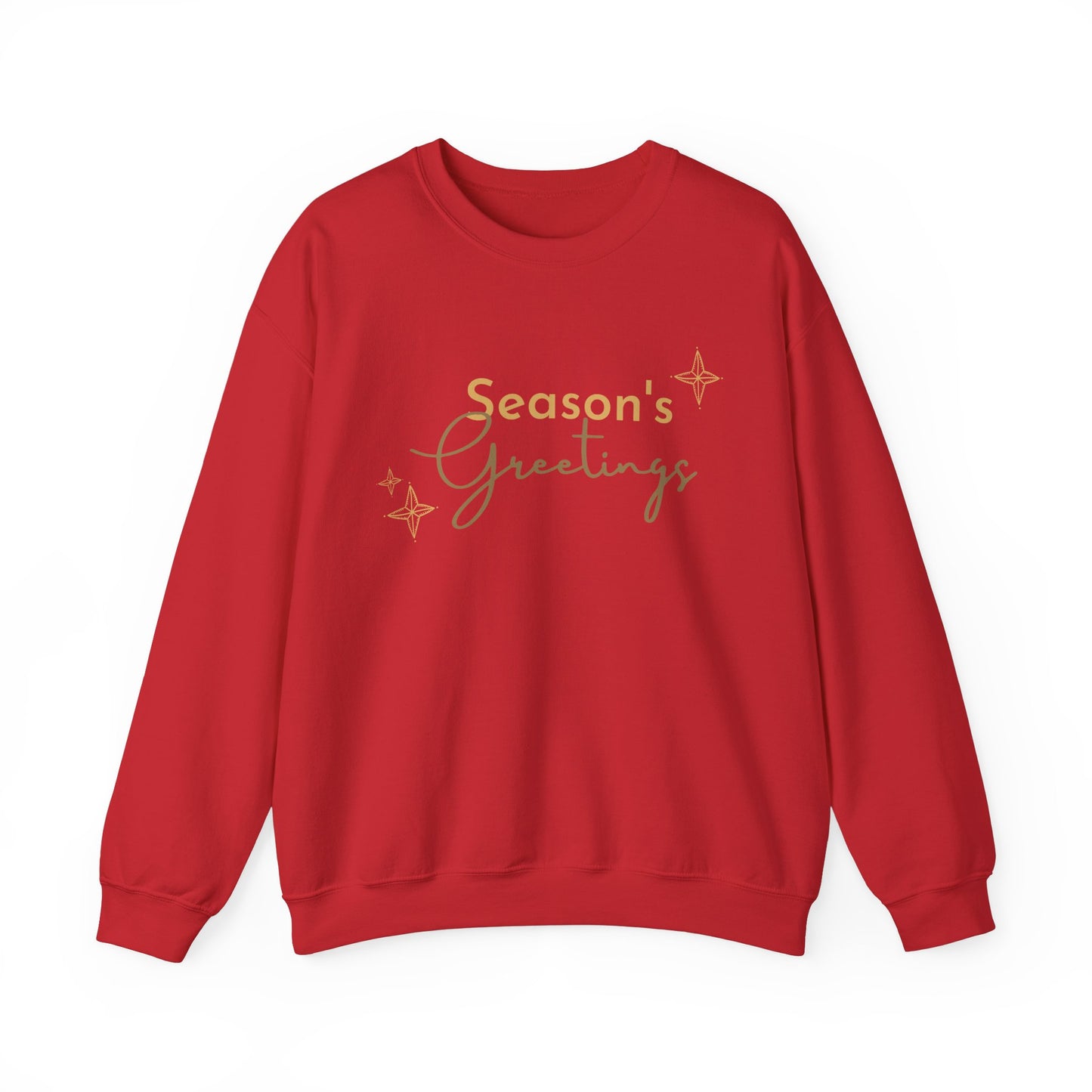 Unisex Heavy Blend Crewneck Sweatshirt Elegant Seasons Greetings ✨🎄