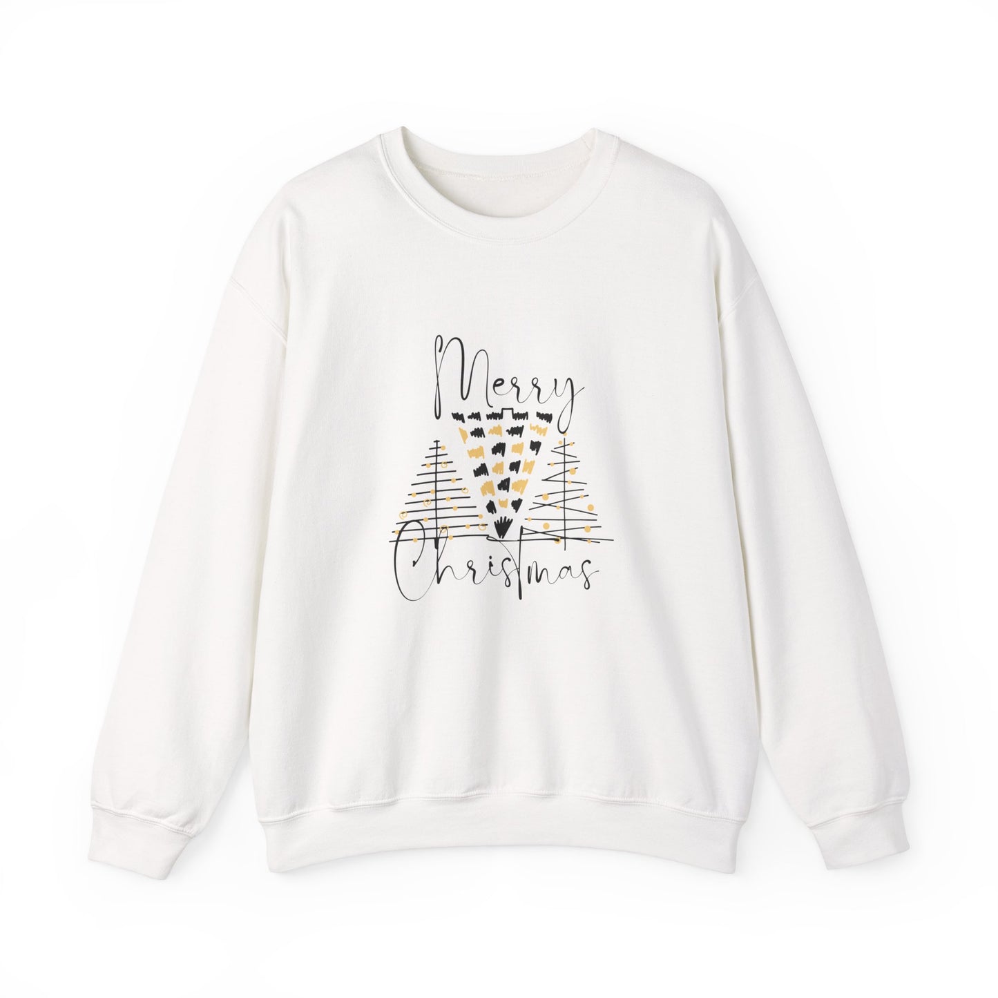 Merry Christmas Trees 🎄✨ Unisex Heavy Blend Crewneck Sweatshirt