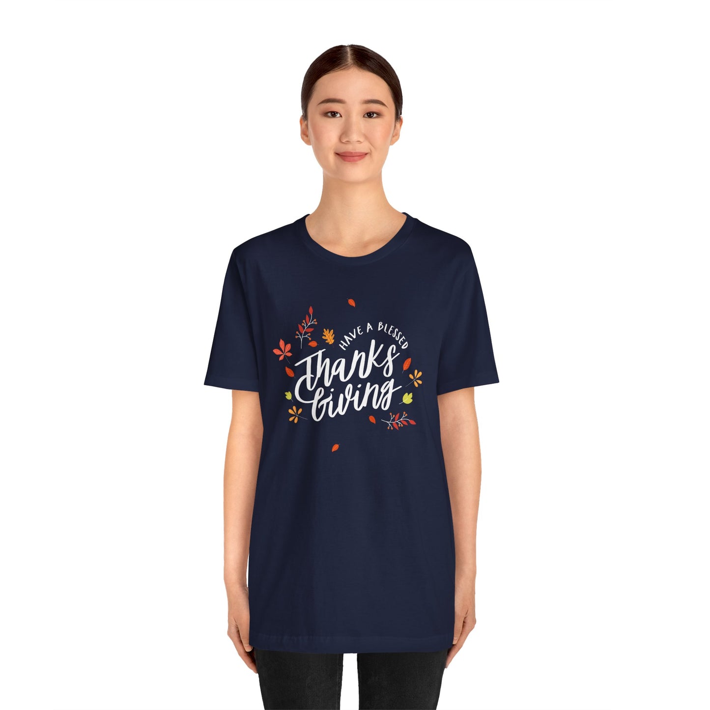 Have A Blessed Thanksgiving Unisex Jersey Short Sleeve Tee