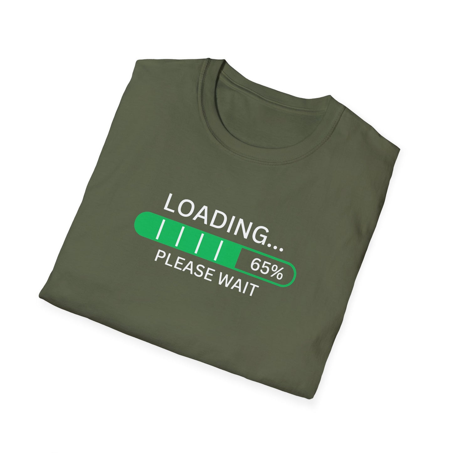 Loading Life... 65% Complete Unisex Softstyle T-Shirt