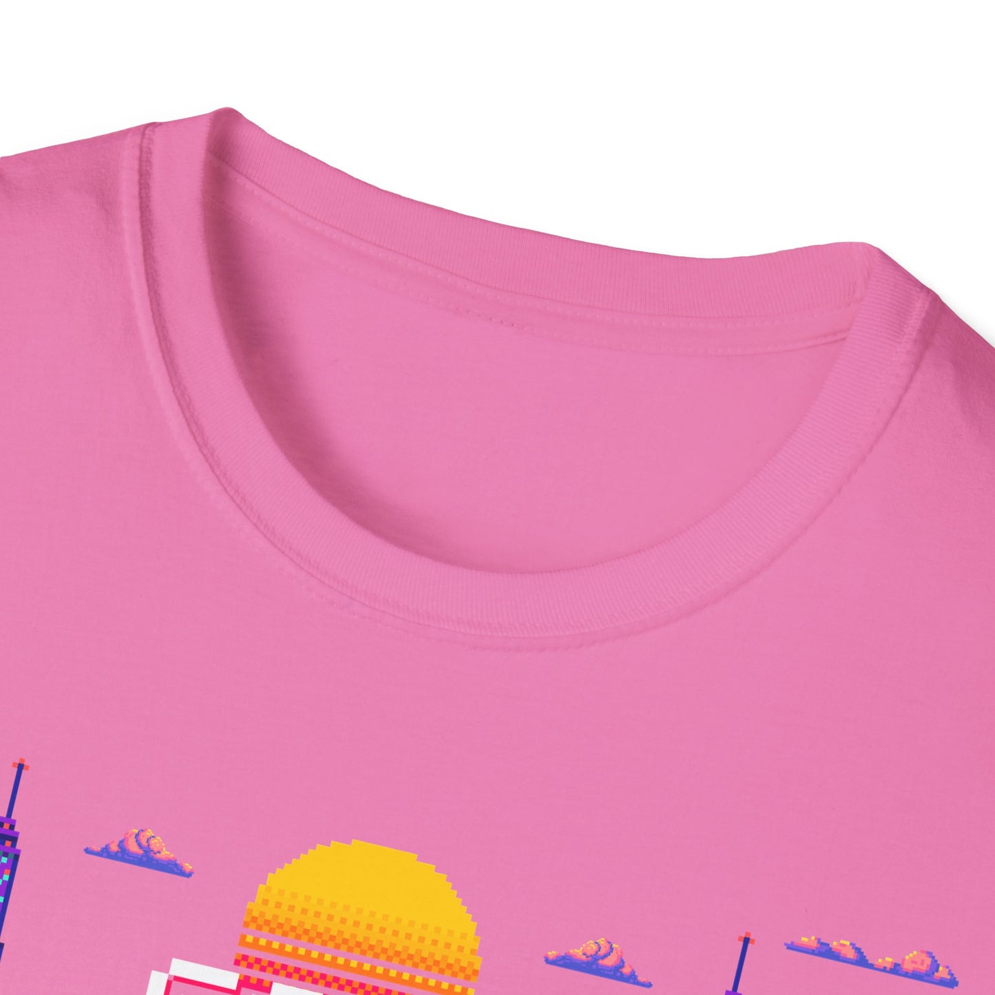 Game Over Sunset Showdown Unisex Softstyle T-Shirt