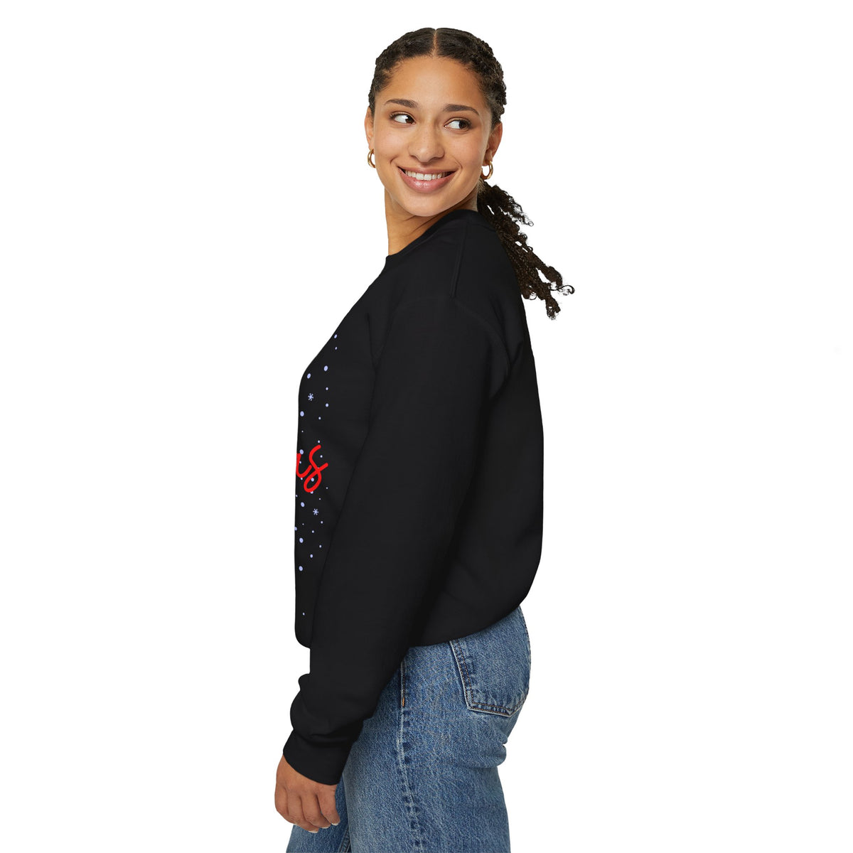 Merry Christmas Snowflakes ❄️🎄✨ Unisex Heavy Blend Crewneck Sweatshirt