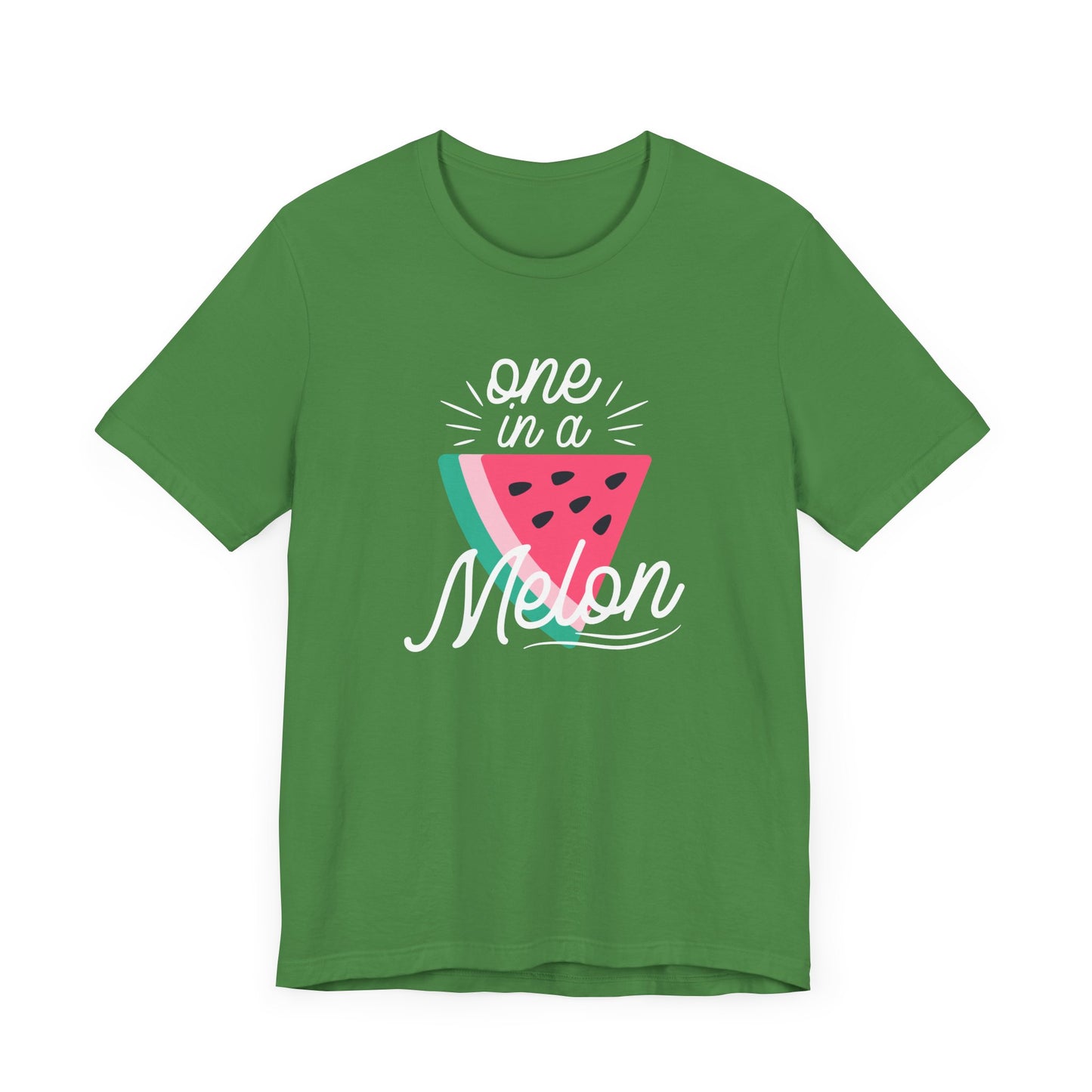 Unisex Jersey Short Sleeve Tee "One In A Melon" Watermelon Print