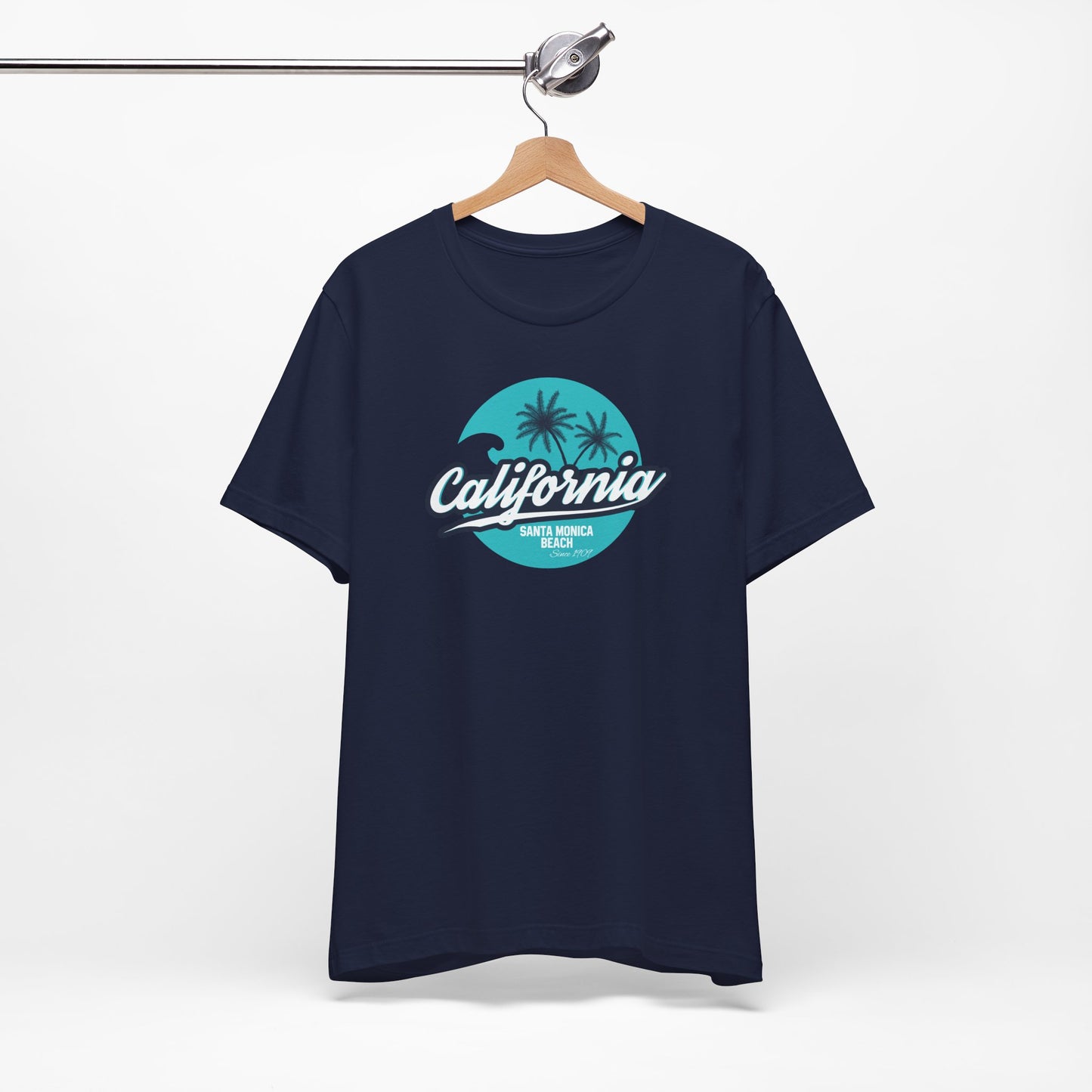 California Santa Monica Beach Unisex Jersey Short Sleeve Tee