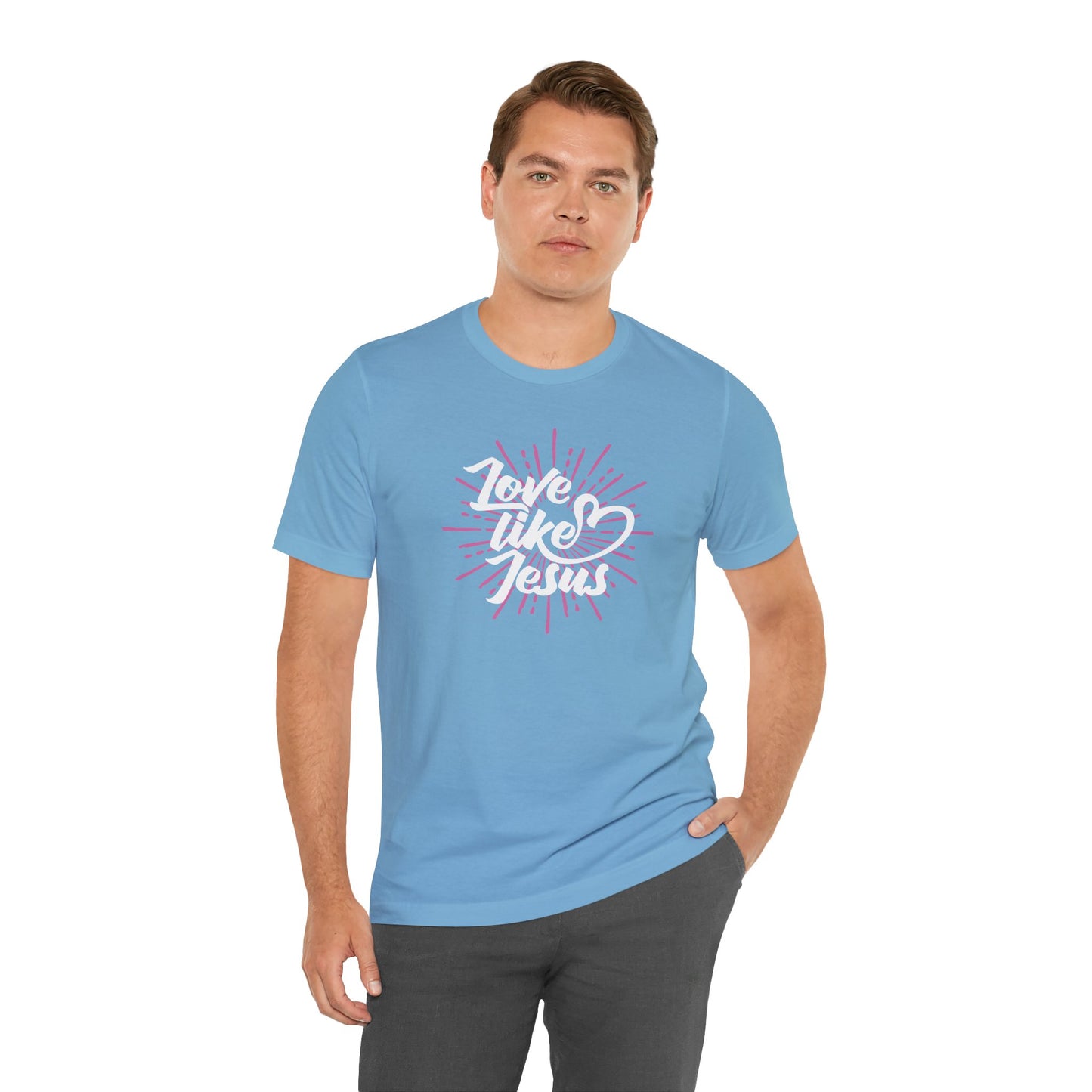Love Like Jesus Unisex Jersey Short Sleeve Tee