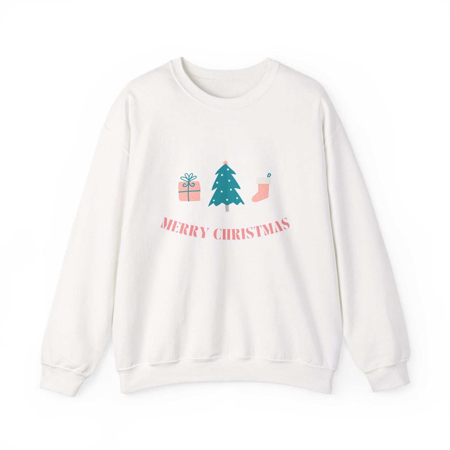 Merry Christmas 🎄🎁🧦 Unisex Heavy Blend Crewneck Sweatshirt
