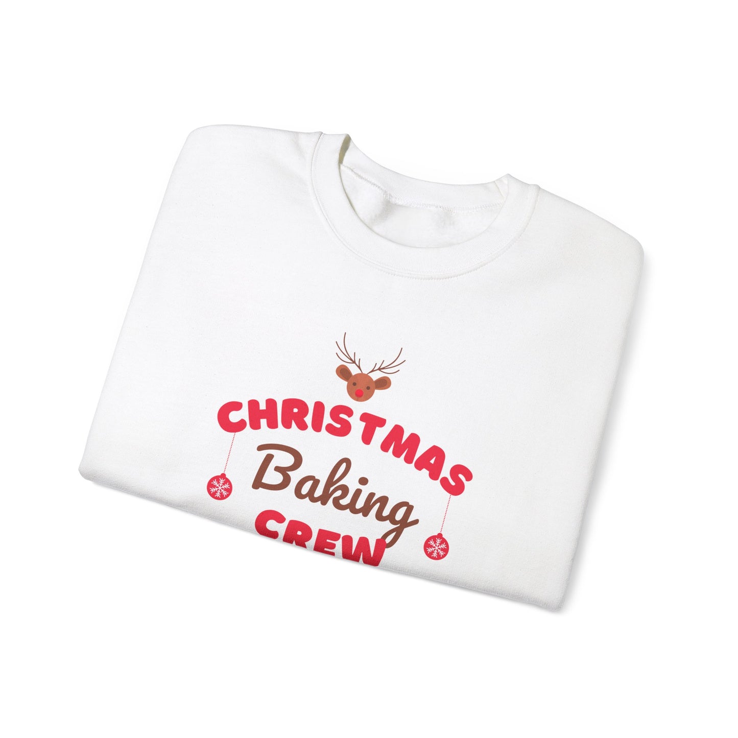 Unisex Heavy Blend Crewneck Sweatshirt Christmas Baking Crew 🎄🍪✨