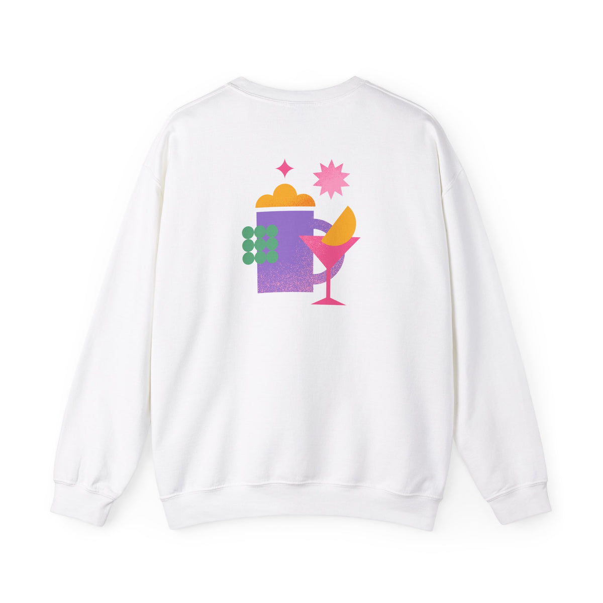 Unisex Heavy Blend Crewneck Sweatshirt Cups of Christmas Cheer 🍻🍹✨