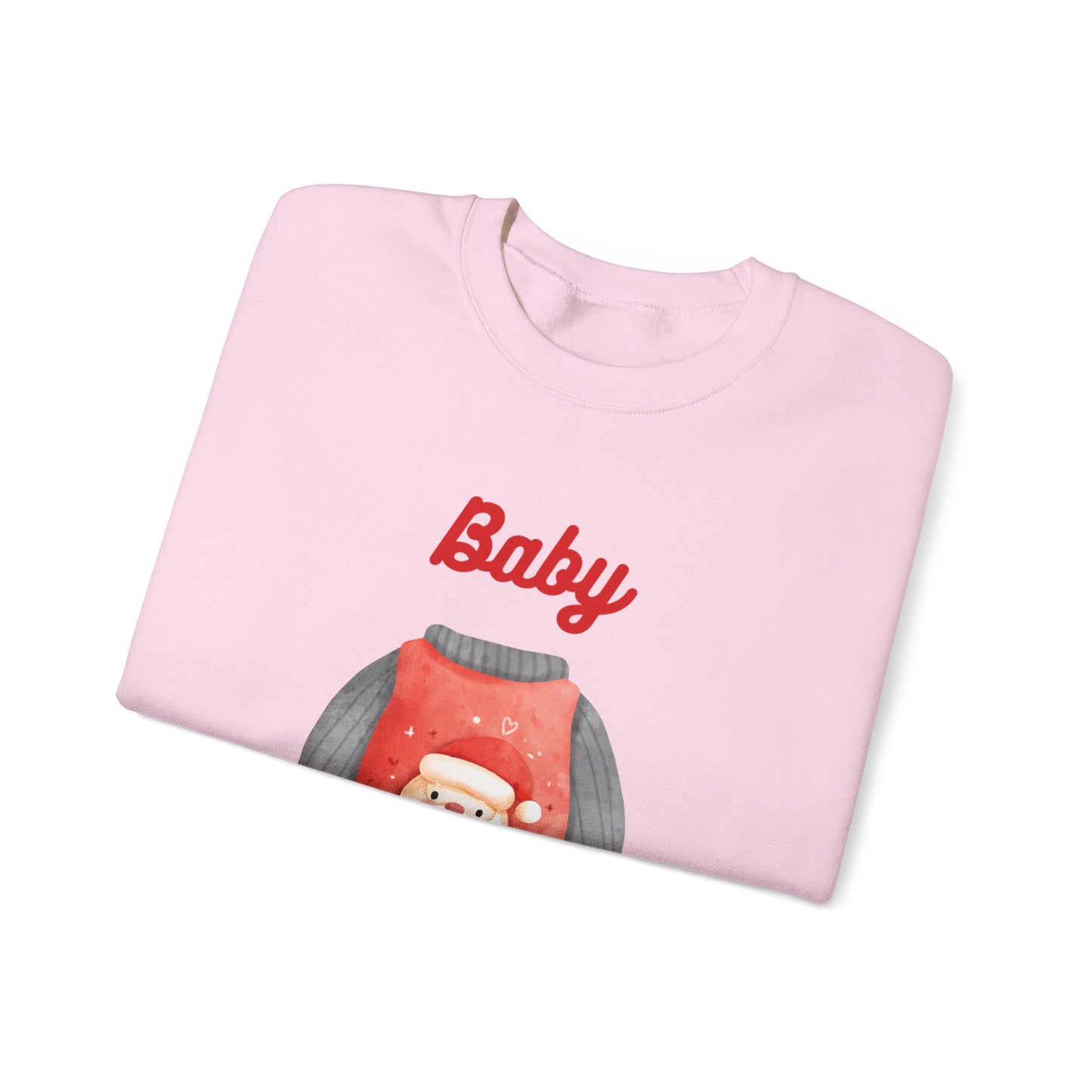 Unisex Heavy Blend Crewneck Sweatshirt Baby It's Cold Outside Santa 🎅🎄❄️❤️