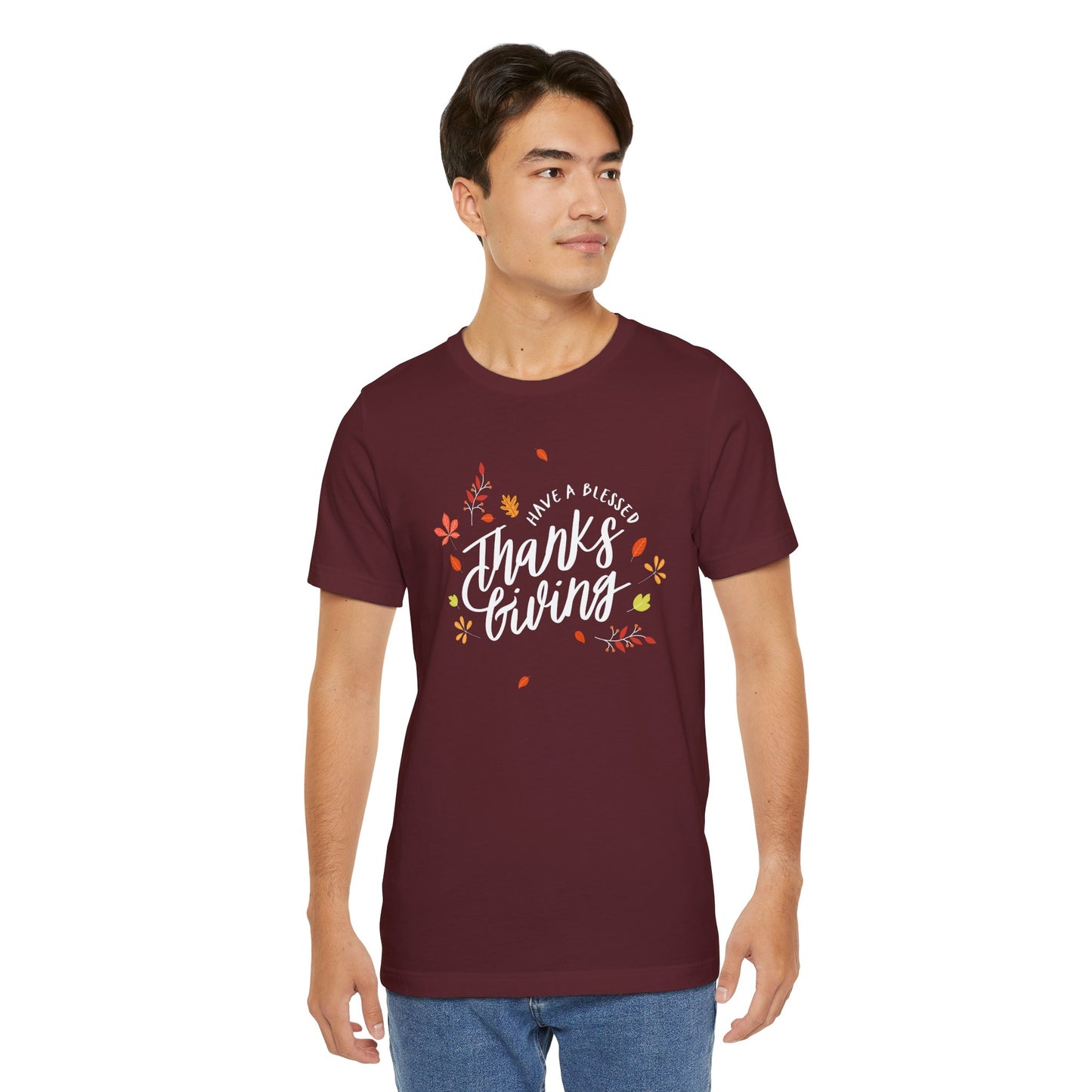 Have A Blessed Thanksgiving Unisex Jersey Short Sleeve Tee